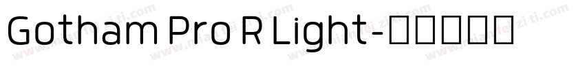 Gotham Pro R Light字体转换